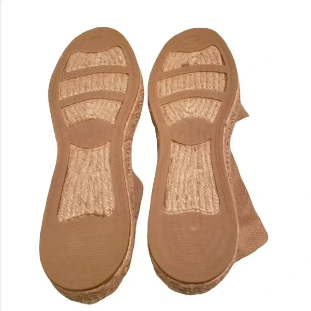 Women's Natural Jute Espadrille Flats Slip On Casual Comfort Shoes Womens‎ 12 US